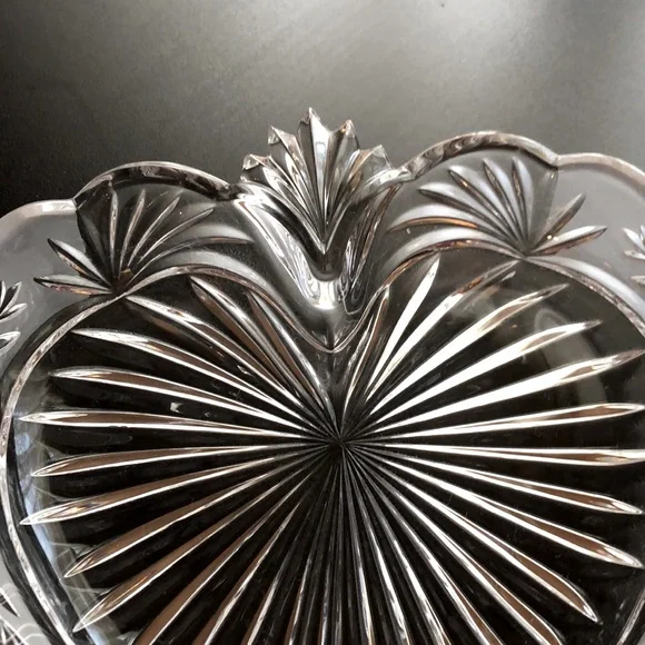 NEW LISTING! Vintage Crystal Candy Dish - Picture 2 of 5